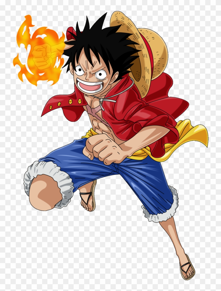 Luffy One Piece Roronoa Zoro Dracule Mihawk Trafalgar - Lufyy Png #657906