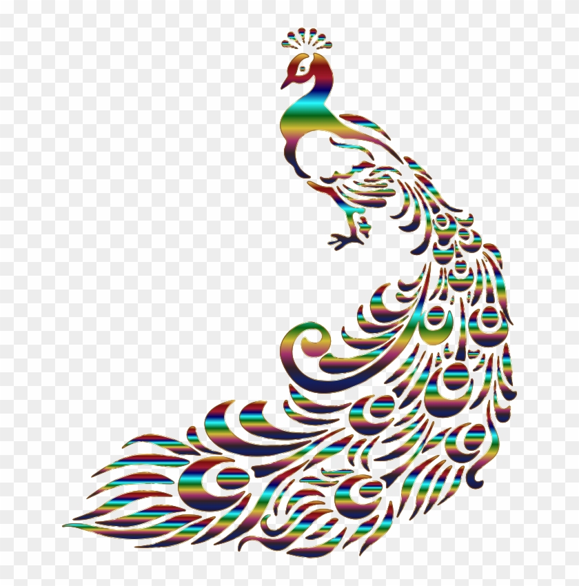 Line Art Drawing Peafowl Clip Art - Line Art Drawing Peafowl Clip Art #657927