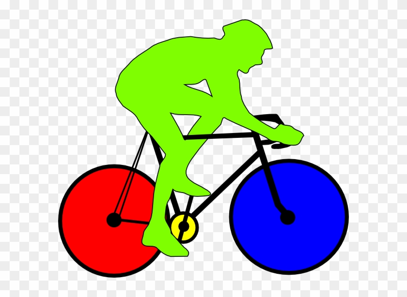 Colourful Cycle Clip Art At Clker Com Vector Clip Art - Bicycle #657939