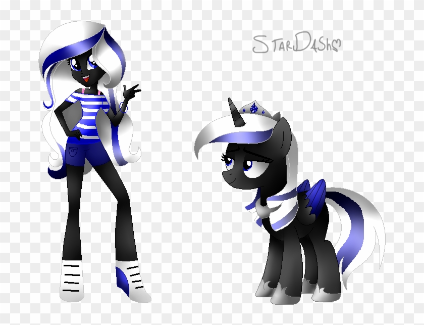 Equestria Girl And Pony By Bubblestardash - Pony Oc Equestria Girl #658589