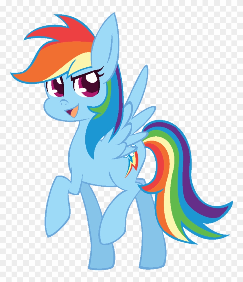 Rainbow Dash Ms Paint By Starshame - Cartoon #659108