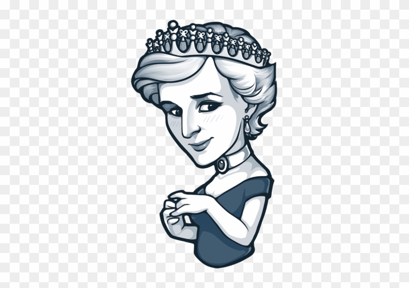 Princess Diana - استیکر های تلگرام چه کسانی هستند #659946