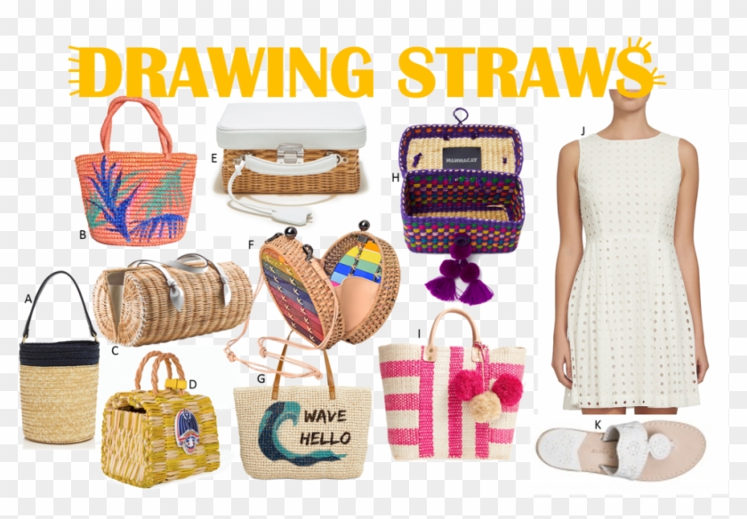 Drawing Straws - Style & Co Wave Straw Beach Bag Tote, Only At Macy's #660863