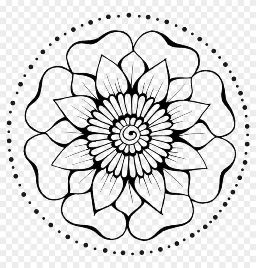 Henna Flower 5 By Teenu-stock - Transparent Henna #661733