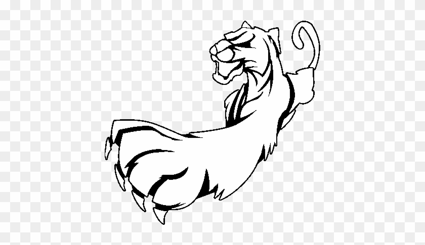 Claw Of Panther Coloring Page Coloringcrew Com Cartoon - Garra Para Colorear #661770