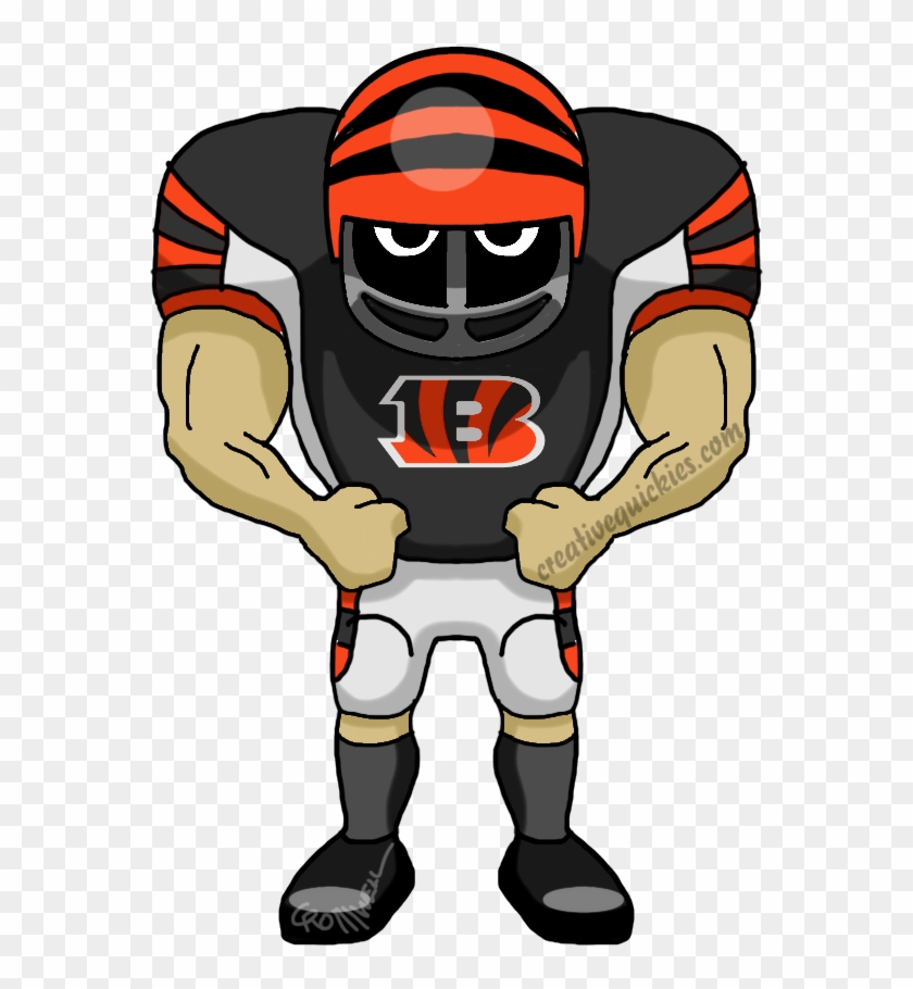 Cincinnati Ohio Bengals - Dallas Cowboy Football Player Clipart #662761