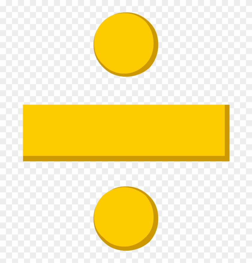 Division Signs Math Symbols Clipart - Divide Sign Maths #663073