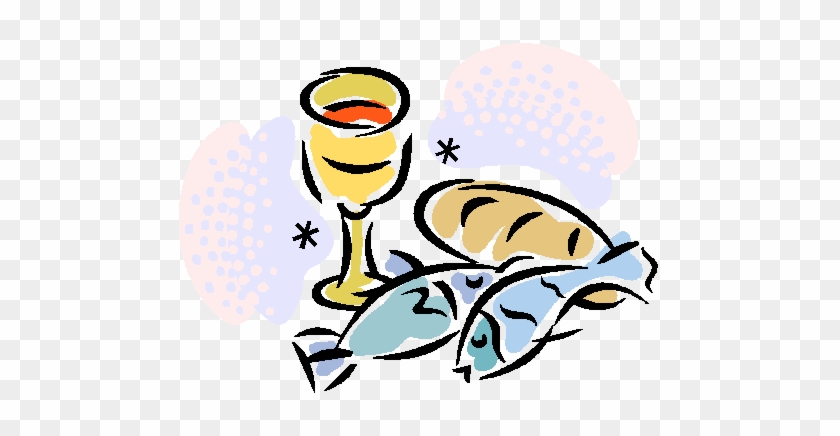 Loaves And Fishes - 3 Loaves Of Bread And 2 Fish #663270