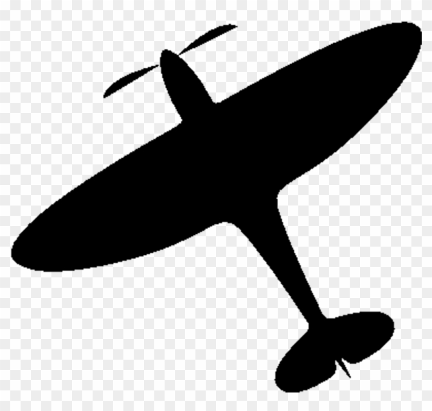 Supermarine Spitfire Hawker Hurricane Aircraft Clip - Spitfire Clipart #663382