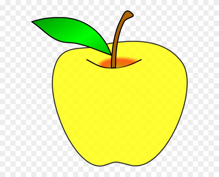 Yellow Apple Clip Art At Clker - Apple #663649