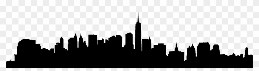 City Skyline Silhouette 02 Vector Eps Free Download, - New York Skyline Wall #664130
