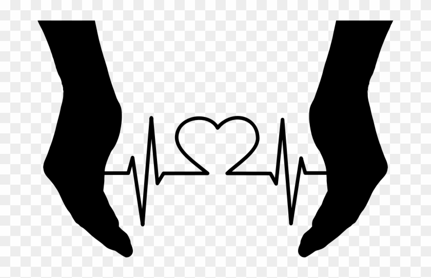 Medium Image - Hand And Heart Silhouette #664486
