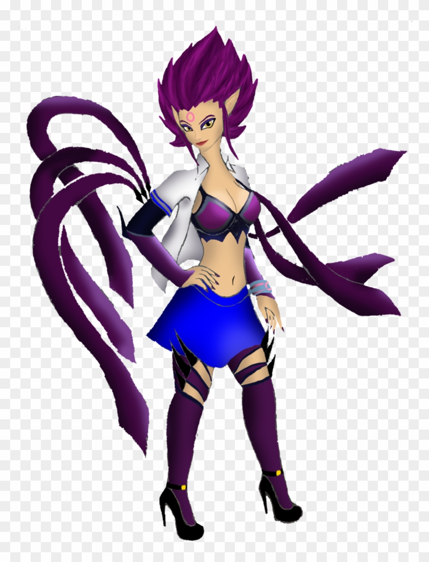 Evelynn In School Uniform Render By Hiccelsa32 - Rendering #664609