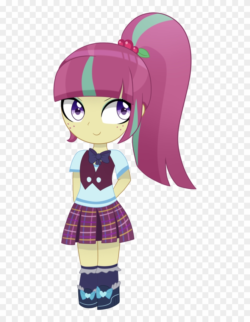 Emera33, Bowtie, Chibi, Clothes, Crystal Prep Academy - Violet #664748