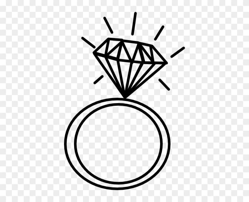 Diamond Ring Clip Art At Clker Com Vector Clip Art - Draw A Wedding Ring #664982