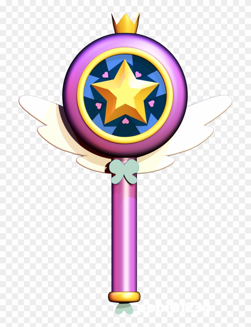 Star Butterfly Wand Season 1 3d Model By Popi01234 - Star Butterly Wand #665125
