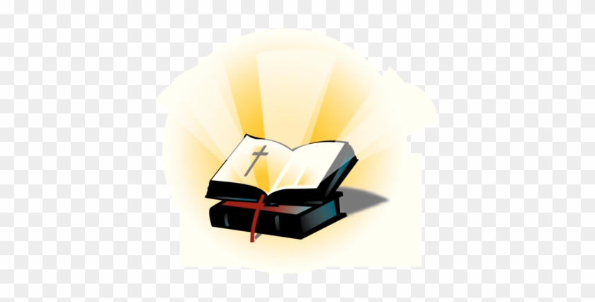 Open Bible - Open Bible With Cross Clip Art #665397