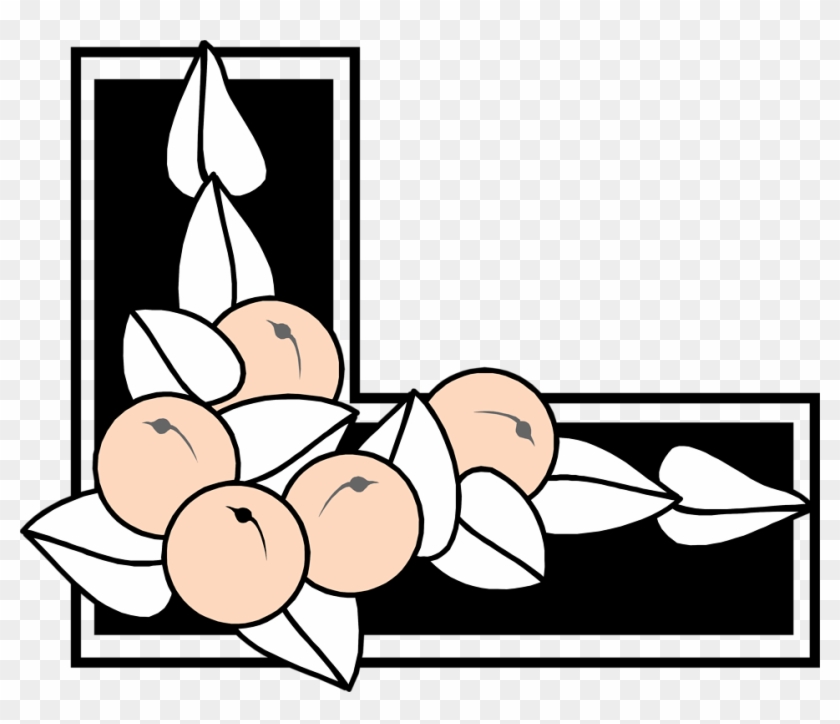 Illustration Of A Lower Left Frame Border With Berries - Illustration #665651
