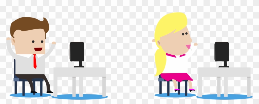 Clipart - Office Worker Cartoon Png #665885