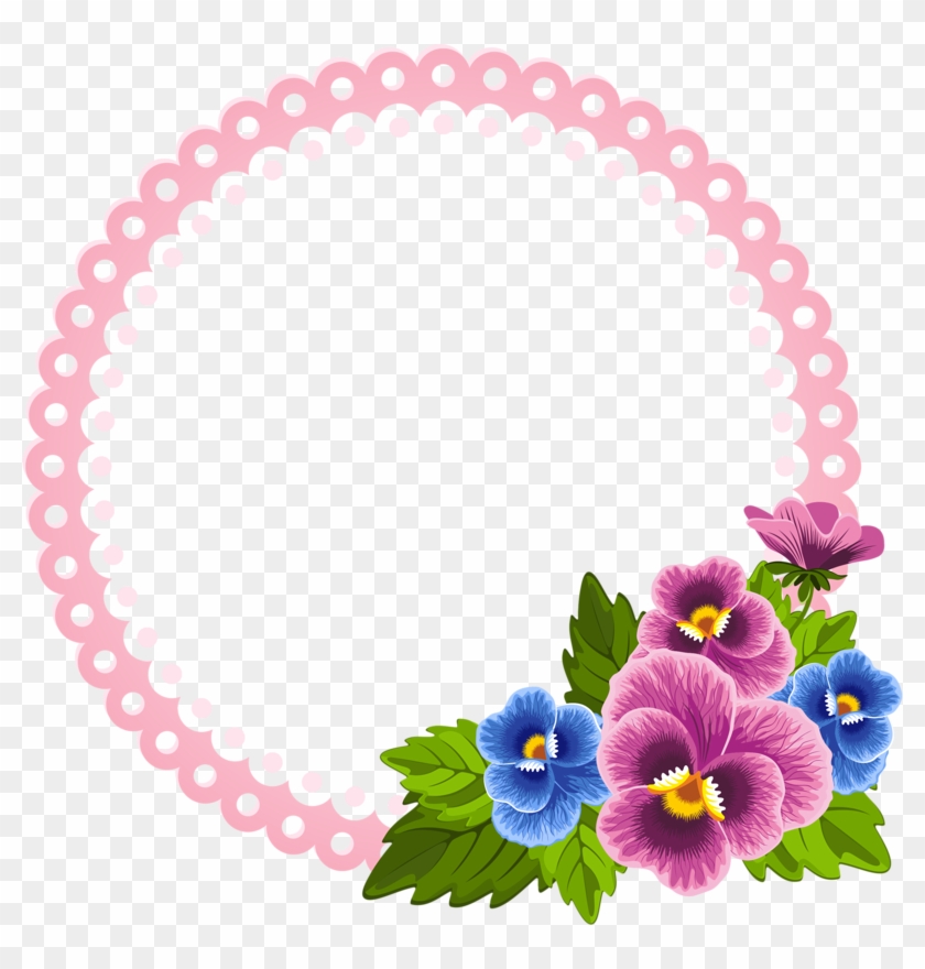 Journal - Pansies In Pink And Blue - Glass Picture Pendant On #666070