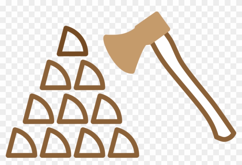 Firewood Stack And Ax Icon For Above And Beyond Tree - Firewood #666135