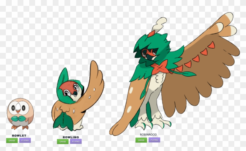 Rowlet Fan Evolution By Diegopegaso87 - Gen 8 Pokemon Starters #666501
