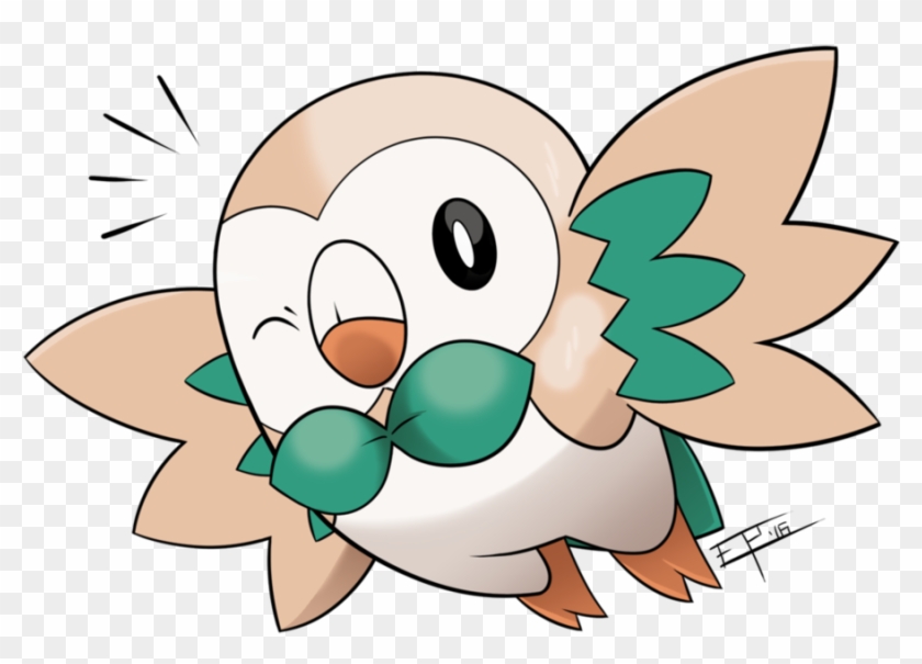 Rowlet By Korupo - Cartoon #666624