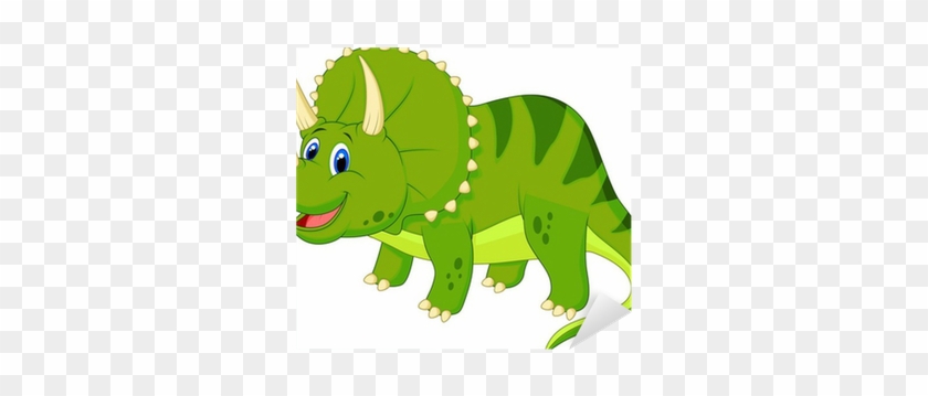 Pixerstick-klistremerke Søt Triceratops Tegneserie - Cute Triceratops Cartoon #666671