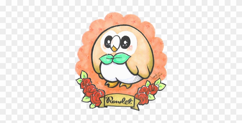Rowlet Pokemon Cute Images - Cartoon #666753