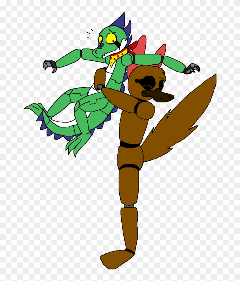 Fnaf Penny The Hugger And Fighter By Grovylefangirl1997 - Fnaf Animatronic Platypus Fan Made #666827
