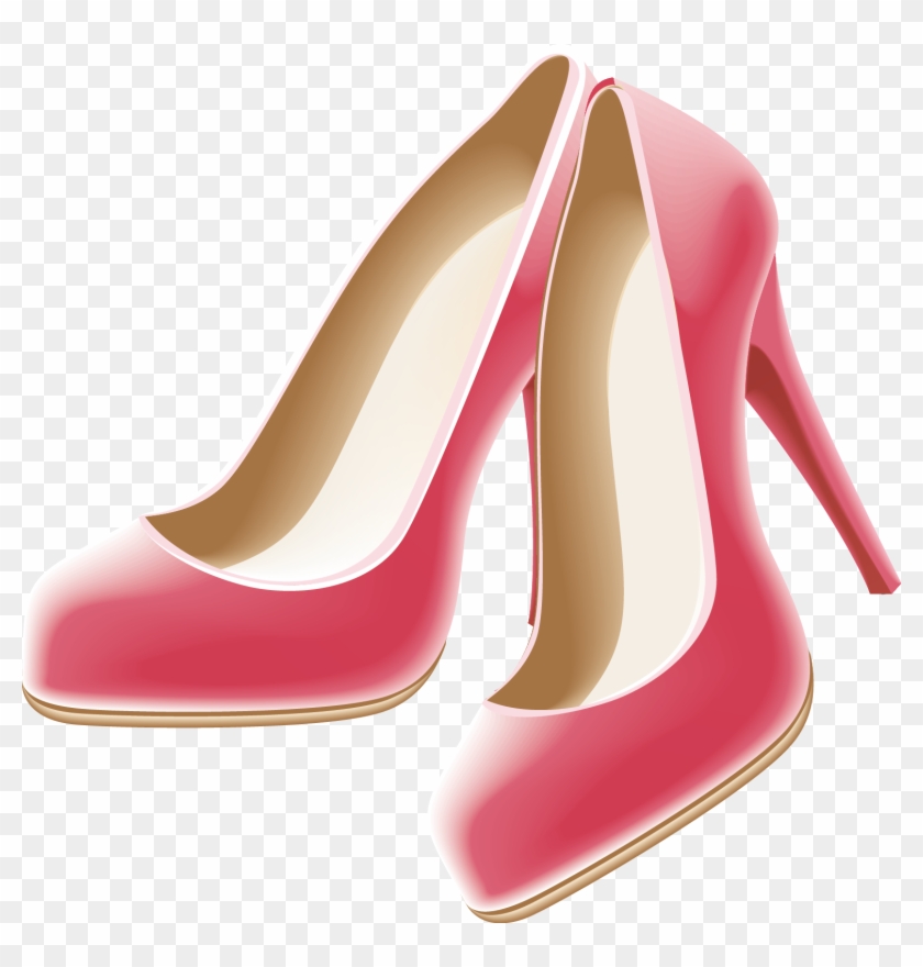 High-heeled Footwear Ballet Flat Shoe - Heels Vector #667291