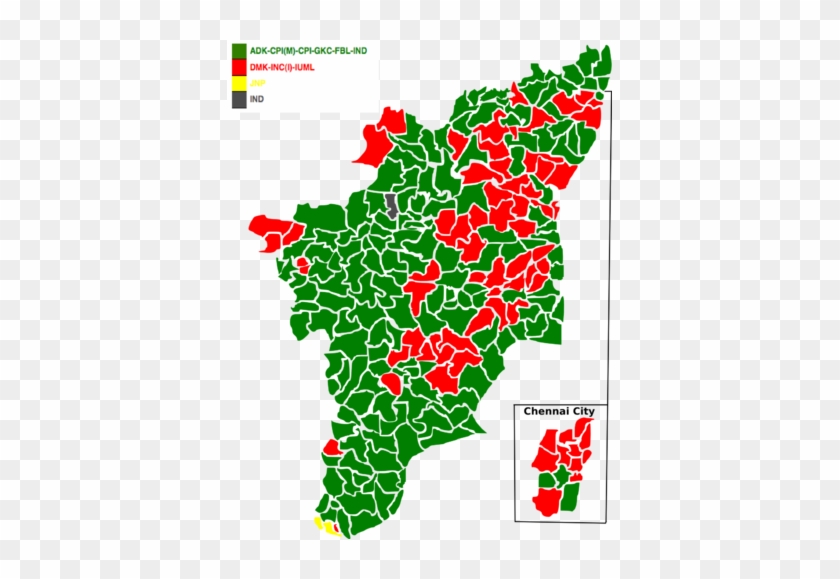 Aiadmk Wins Again And Mgr Is Elected As Cm For The - Tamil Nadu Election Result 2016 Map #667415