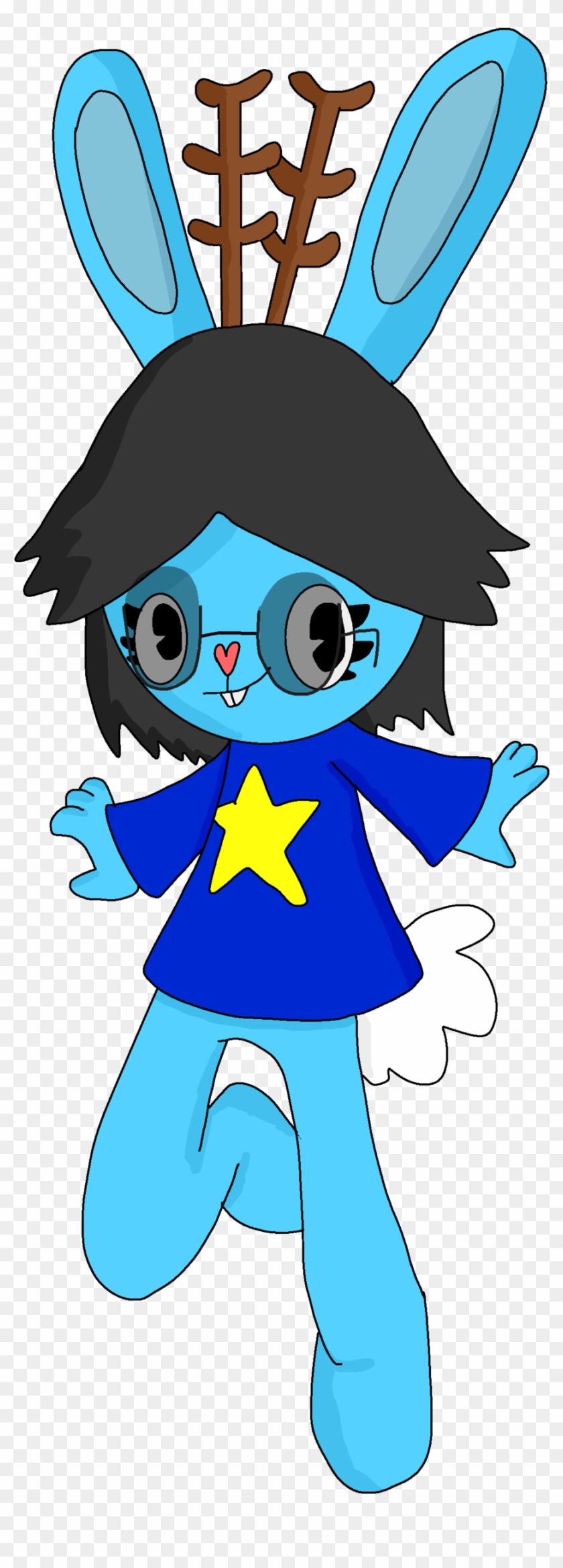 Kaoru The Jackalope By Poppyraps Kaoru The Jackalope - Cartoon #667549