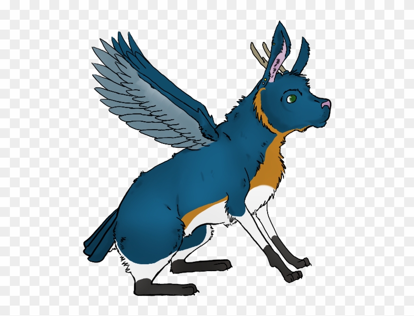 Jackalope Fursona W - Illustration #667551