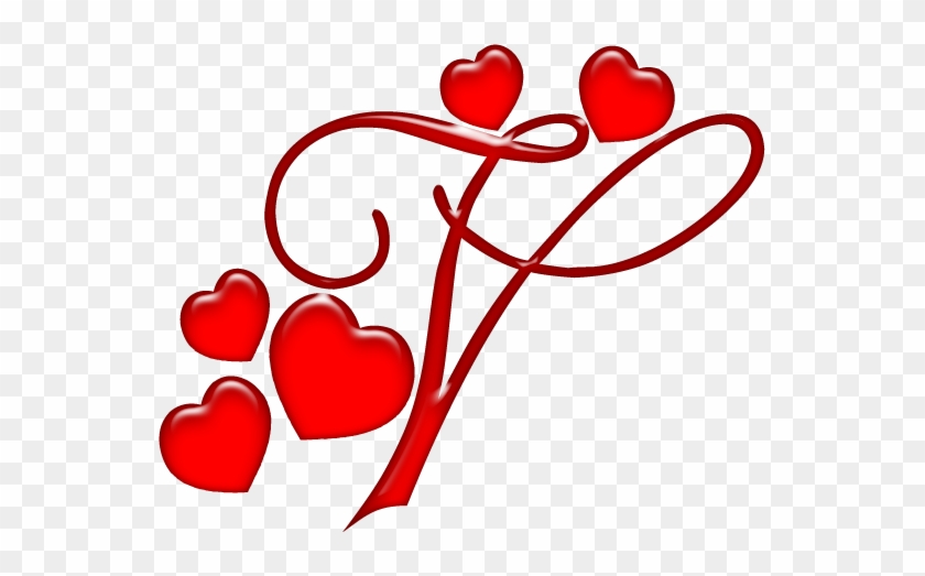 Alfabeto Rojo Con Corazones - Alfabeto Coração Png #667636