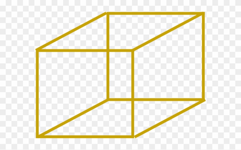 Gold Cube 3d Clip Art At Clker - Three-dimensional Space #667703