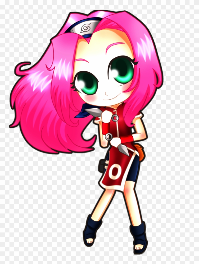 Chibi Sakura By Saphfiire - Cartoon #667957