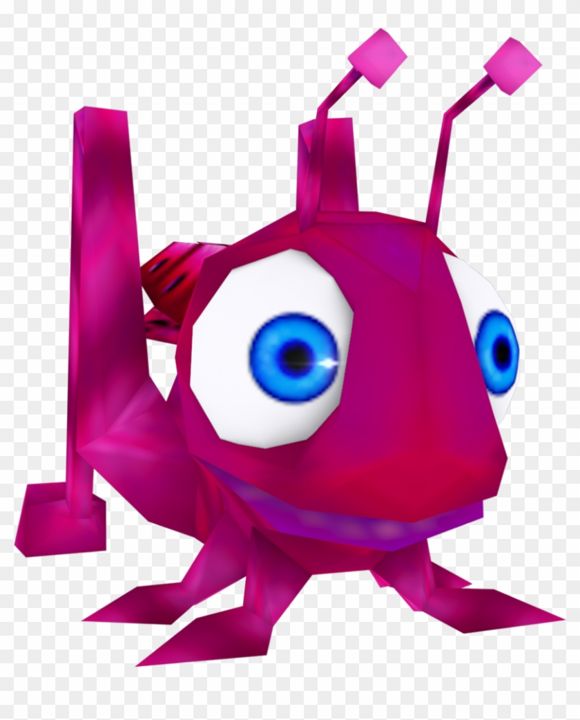 Grasshopper Model By Crasharki - Spyro: Enter The Dragonfly #668756