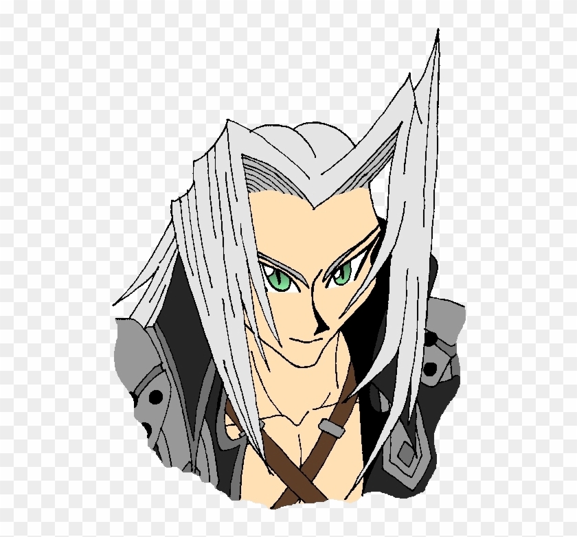Sephiroth Face - Cartoon #668768