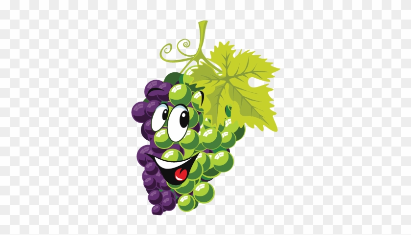 Cartoon Grapes - Cartoon Greengrape #668900
