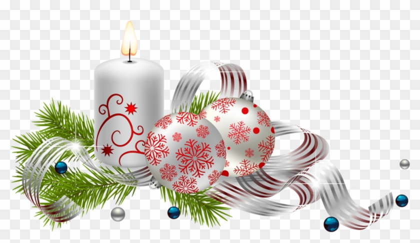 Images Decos De Noel - Christmas Candle Transparent #670810