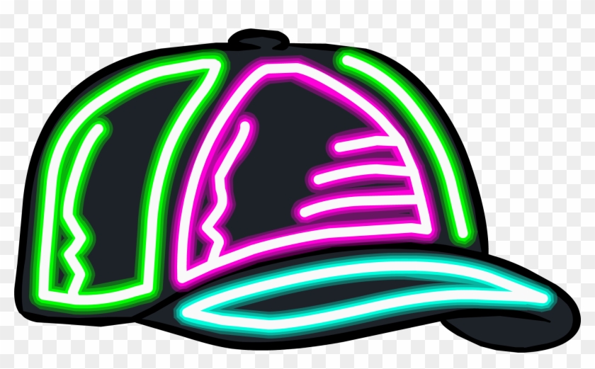 Beat Dropper Hat - Neon Club Penguin #670945