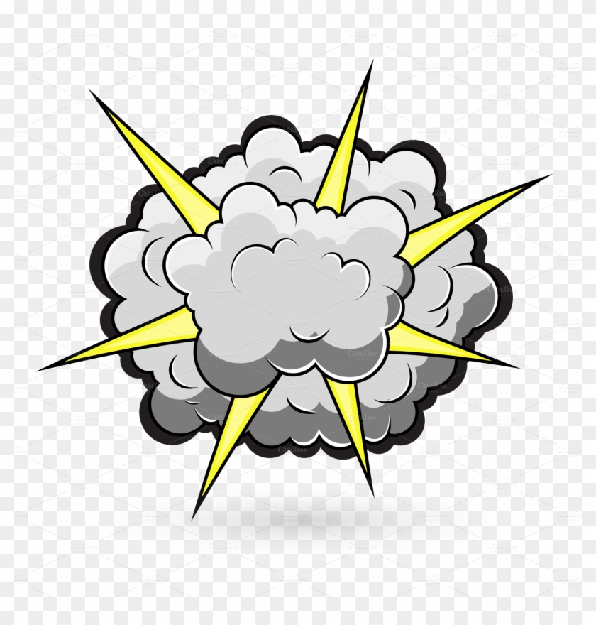 Explosion Clipart Smoke - Cartoon Explosionpng #671673