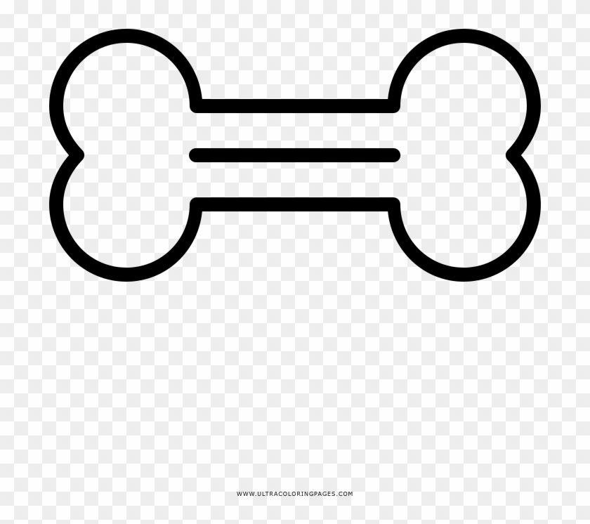 Dog Bone Coloring Page - Dibujo De Hueso De Perro #671780