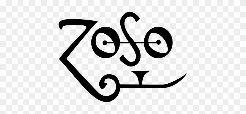 A Derivative Of Page's Saturn Sigil, Itself Derived - Led Zeppelin Jimmy Page Symbol #672619
