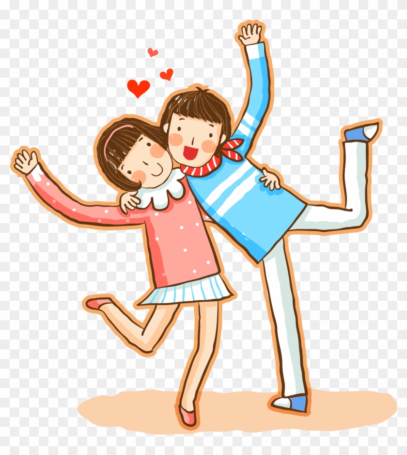 Euclidean Vector Friendship - Friends Vector Png #673139