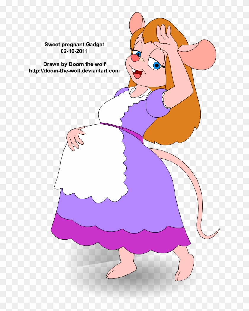 Sweet Pregnant Gadget By Doom The Wolf - Gadget Pregnant #673334