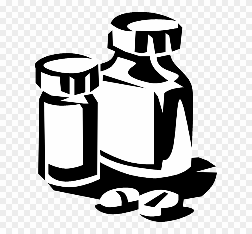 Vector Illustration Of Pharmacy Prescription Medication - Vector Illustration Of Pharmacy Prescription Medication #673882