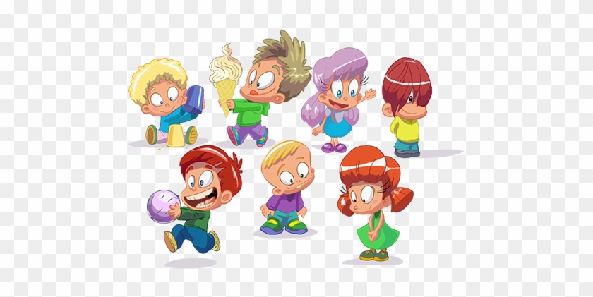 Cartoon Kids Children People Vector Illustrations - They Doing Clipart #673946