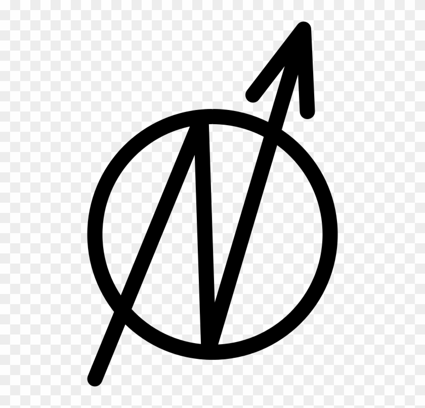 This Image Rendered As Png In Other Widths - N With Arrow Symbol #674219